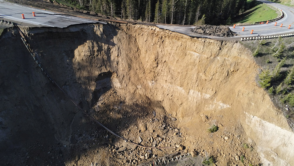 Teton Pass damage